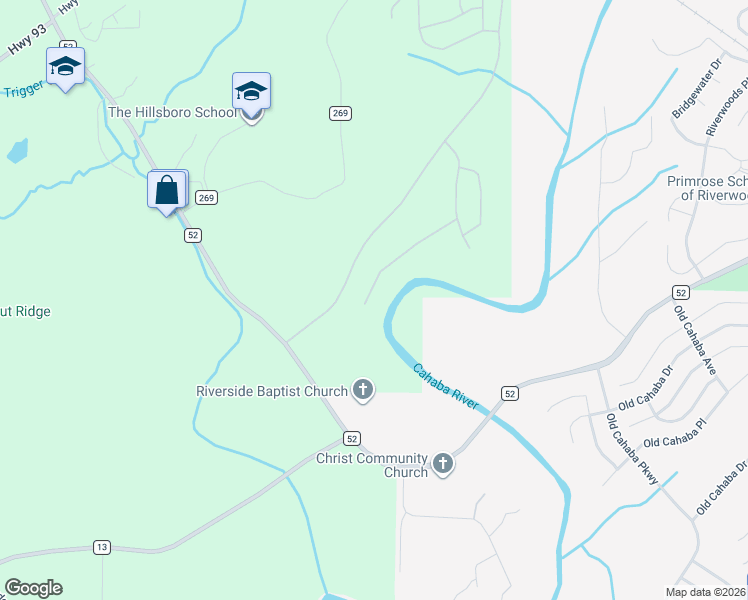 map of restaurants, bars, coffee shops, grocery stores, and more near 2707 County Road 52 in Helena