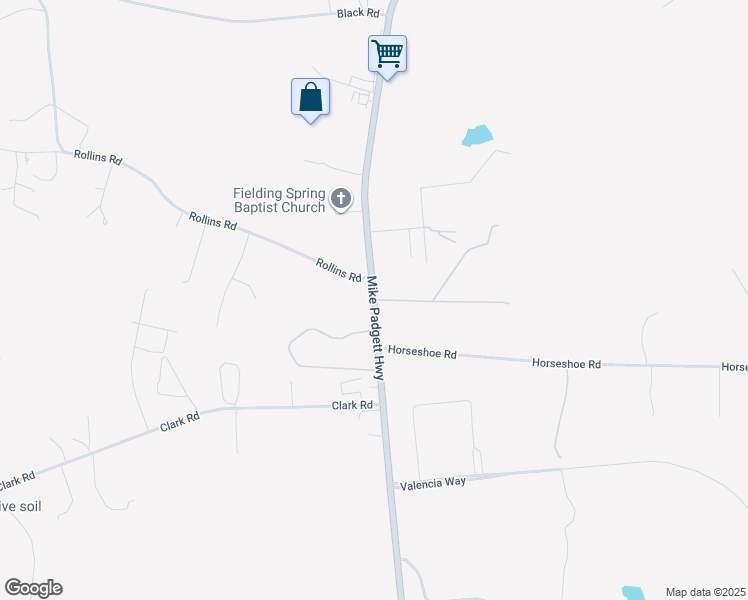 map of restaurants, bars, coffee shops, grocery stores, and more near 4700 Mike Padgett Highway in Augusta