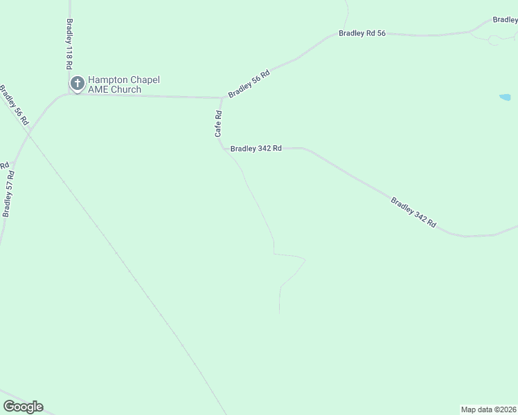map of restaurants, bars, coffee shops, grocery stores, and more near Cafe Road in Bradley County