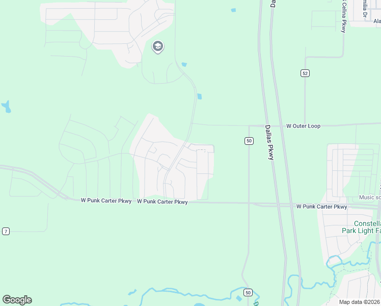 map of restaurants, bars, coffee shops, grocery stores, and more near 5700-6870 County Road 51 in Celina