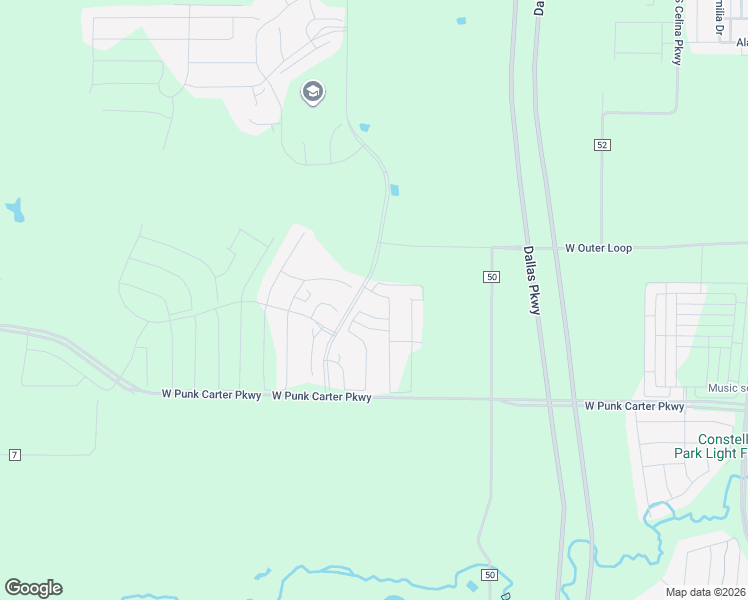 map of restaurants, bars, coffee shops, grocery stores, and more near 5700-6870 County Road 51 in Celina