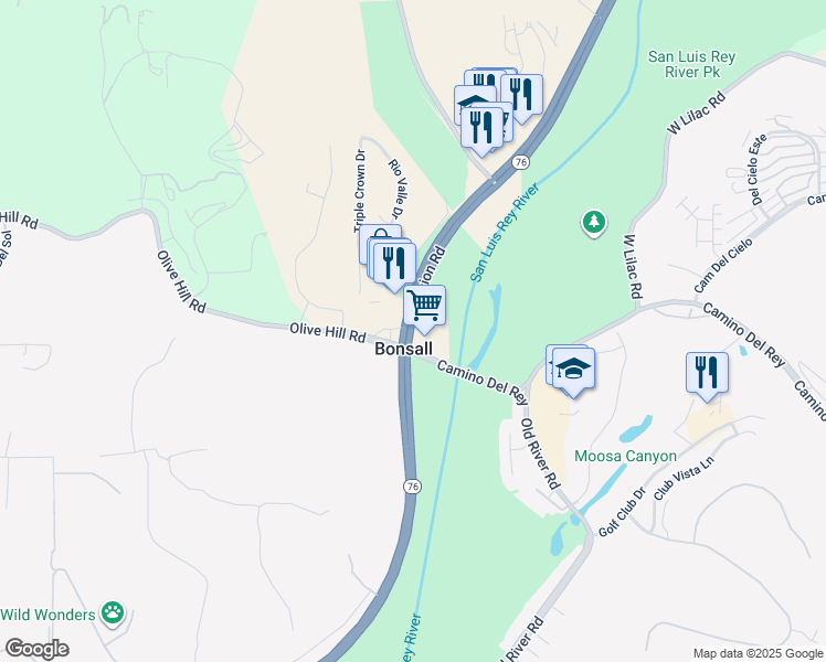 5574 Mission Road, Bonsall CA Walk Score