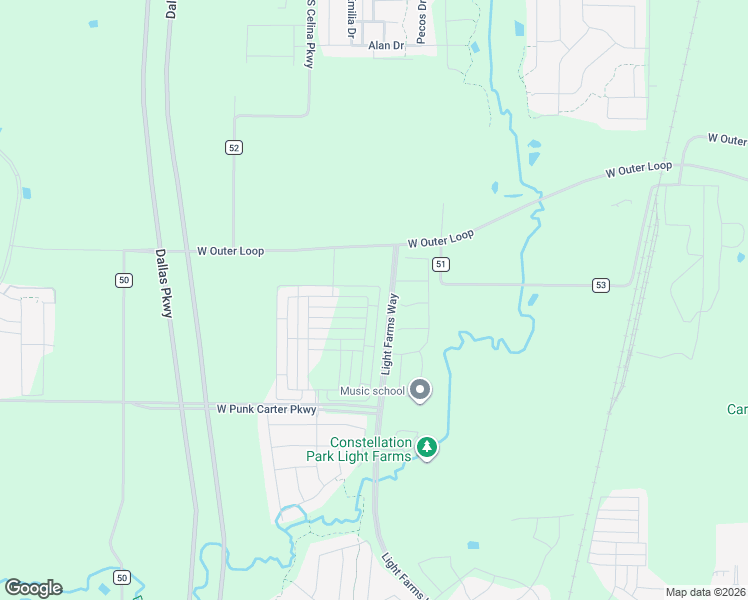 map of restaurants, bars, coffee shops, grocery stores, and more near 2604 Hale Road in Celina