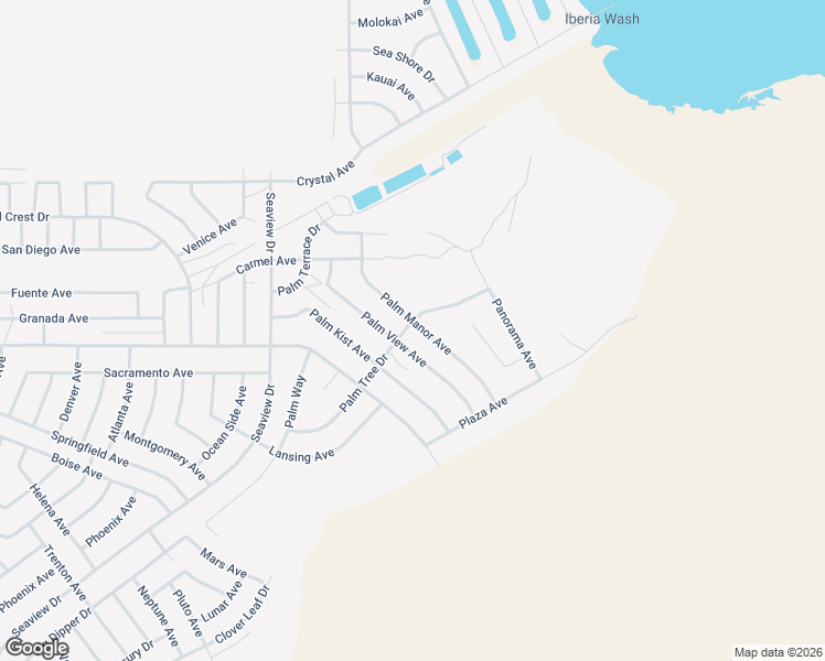 map of restaurants, bars, coffee shops, grocery stores, and more near 2235 Palm Manor Avenue in Thermal