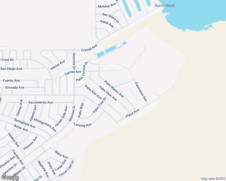 map of restaurants, bars, coffee shops, grocery stores, and more near 2235 Palm Manor Avenue in Thermal