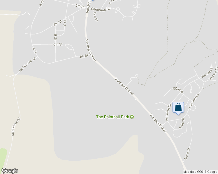 map of restaurants, bars, coffee shops, grocery stores, and more near in Camp Pendleton North
