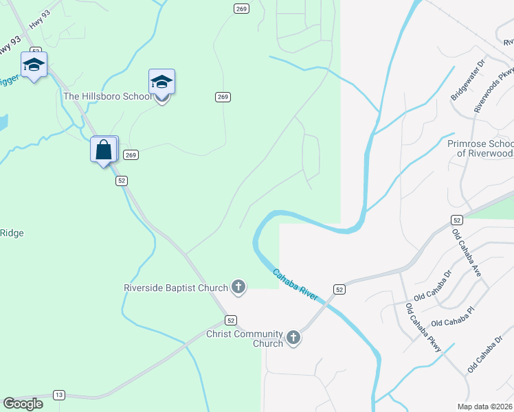map of restaurants, bars, coffee shops, grocery stores, and more near 2707 County Road 52 in Helena