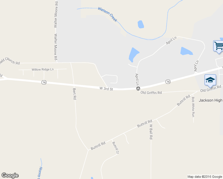 map of restaurants, bars, coffee shops, grocery stores, and more near 1629 West 3rd Street in Jackson