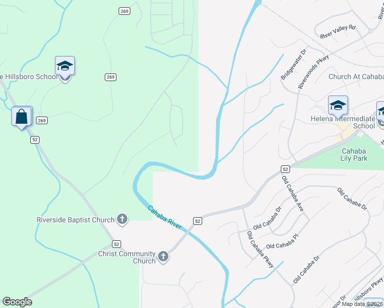 map of restaurants, bars, coffee shops, grocery stores, and more near in Hoover