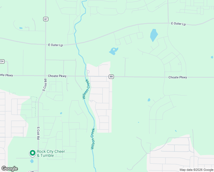 map of restaurants, bars, coffee shops, grocery stores, and more near 2020 Choate Parkway in Celina