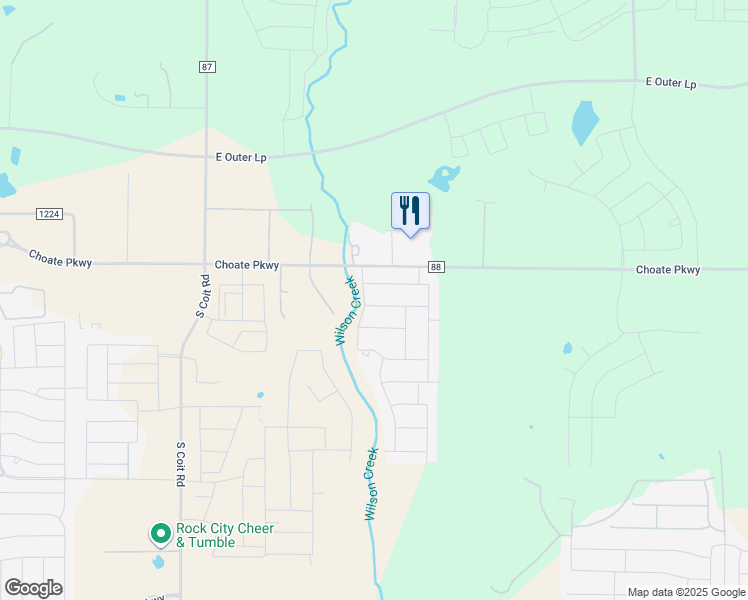 map of restaurants, bars, coffee shops, grocery stores, and more near 9113-9417 County Road 88 in Celina