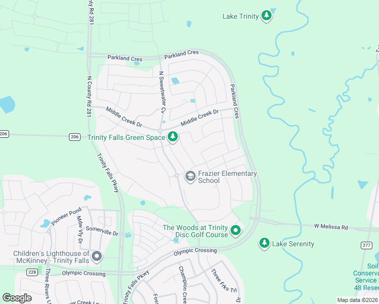 map of restaurants, bars, coffee shops, grocery stores, and more near 8901 Wild Meadow Road in McKinney