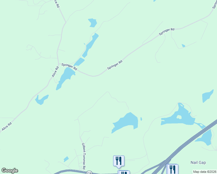 map of restaurants, bars, coffee shops, grocery stores, and more near 13518 Gilbert Tommie Road in McCalla