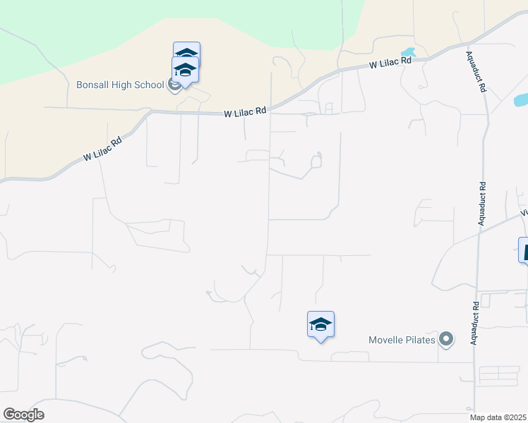 map of restaurants, bars, coffee shops, grocery stores, and more near 31820 Via Ararat Drive in Bonsall