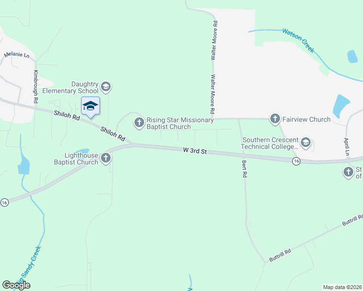 map of restaurants, bars, coffee shops, grocery stores, and more near 105 Palmetto Court in Jackson