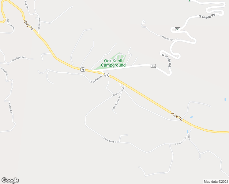 map of restaurants, bars, coffee shops, grocery stores, and more near 20121 California 76 in Pauma Valley