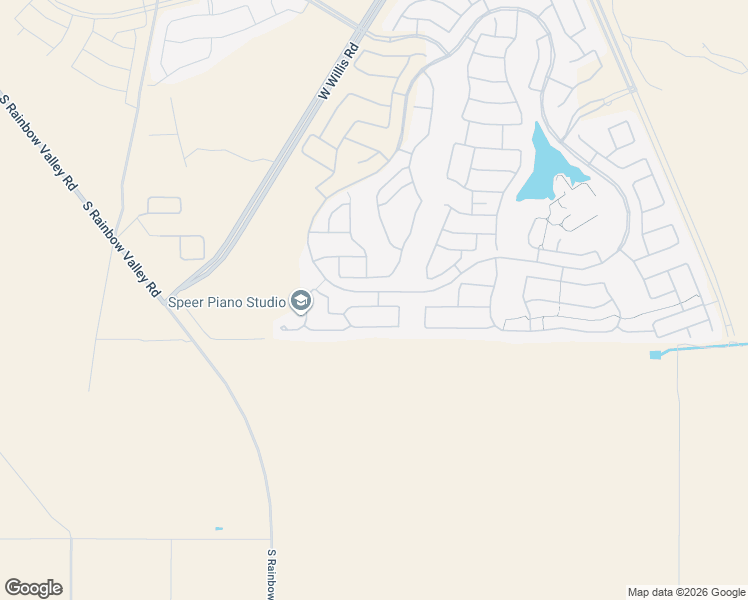 map of restaurants, bars, coffee shops, grocery stores, and more near 18127 West Fairview Street in Goodyear