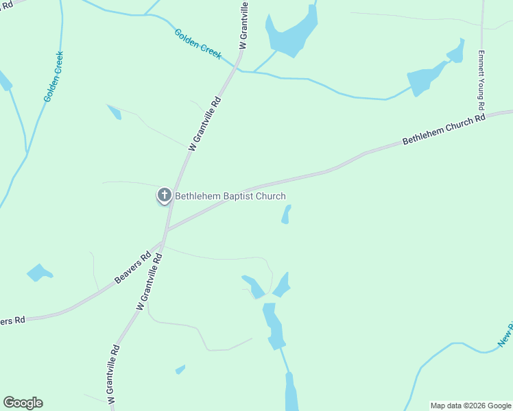 map of restaurants, bars, coffee shops, grocery stores, and more near 2100 Bethlehem Church Road in Grantville