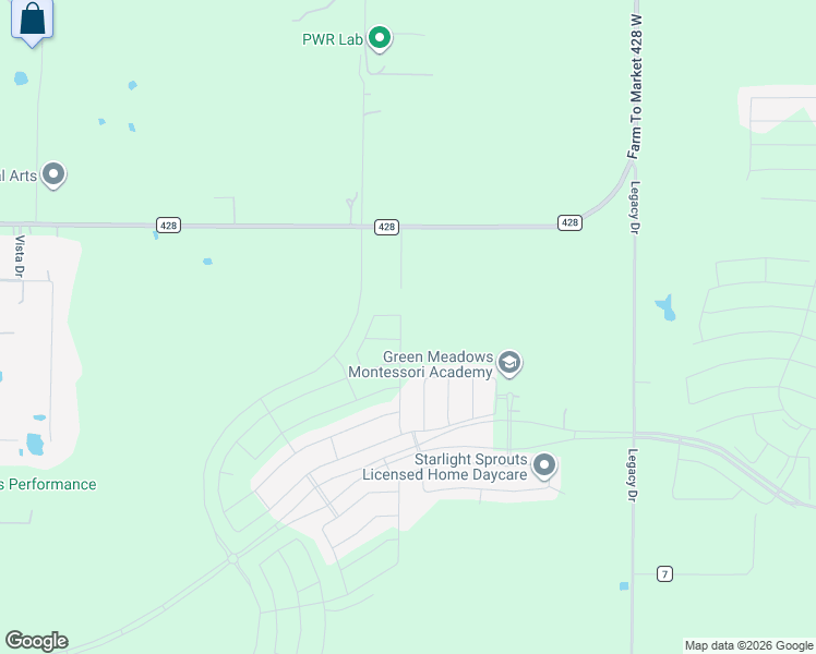 map of restaurants, bars, coffee shops, grocery stores, and more near 16721 Nicole Drive in Celina