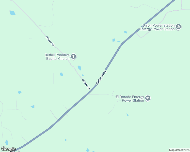 map of restaurants, bars, coffee shops, grocery stores, and more near 5833 Calion Highway in El Dorado