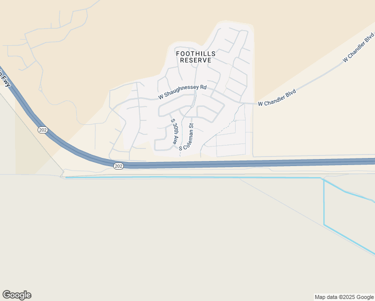 map of restaurants, bars, coffee shops, grocery stores, and more near 17013 South Coleman Street in Phoenix