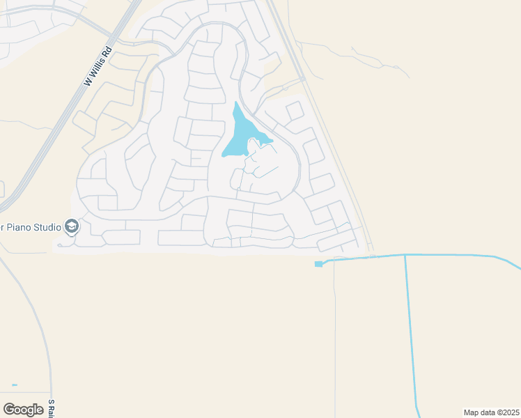 map of restaurants, bars, coffee shops, grocery stores, and more near 17722 West Cottonwood Lane in Goodyear