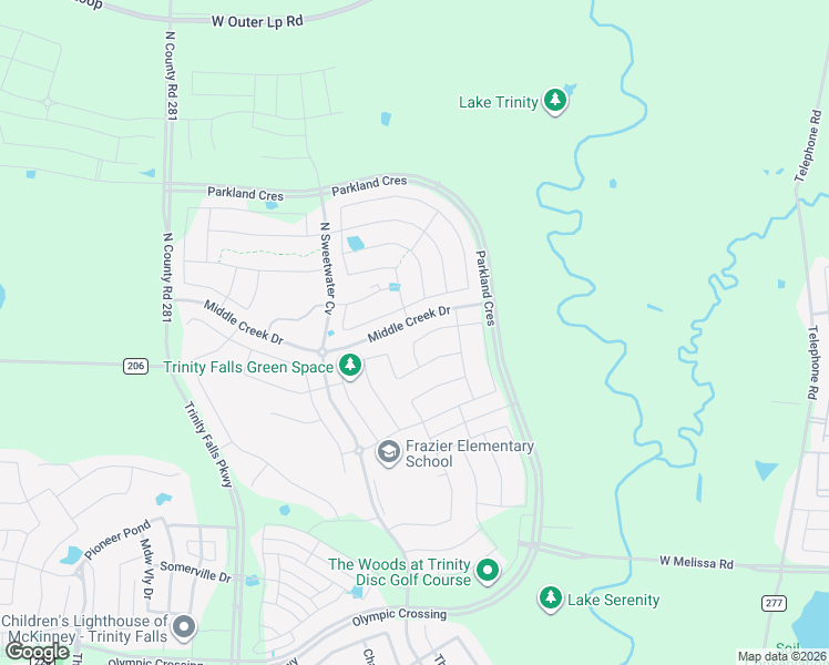 map of restaurants, bars, coffee shops, grocery stores, and more near 1005 Chambers Creek Cove in McKinney