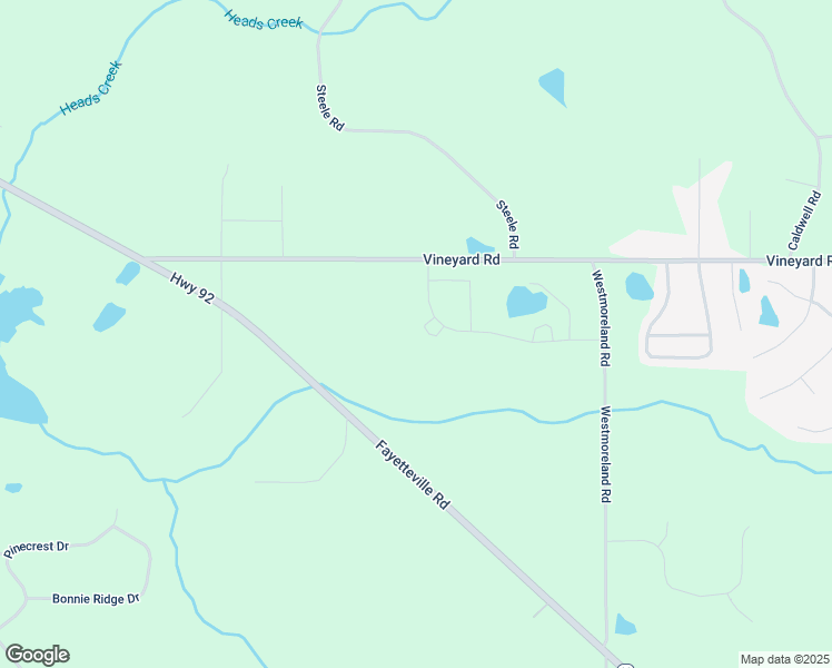 map of restaurants, bars, coffee shops, grocery stores, and more near 306 Vine Court in Griffin