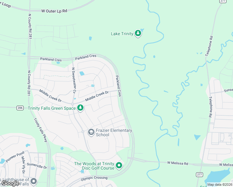 map of restaurants, bars, coffee shops, grocery stores, and more near 1117 Chambers Creek Cove in McKinney
