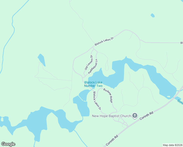 map of restaurants, bars, coffee shops, grocery stores, and more near 77 Paddleboat Lane in Newnan
