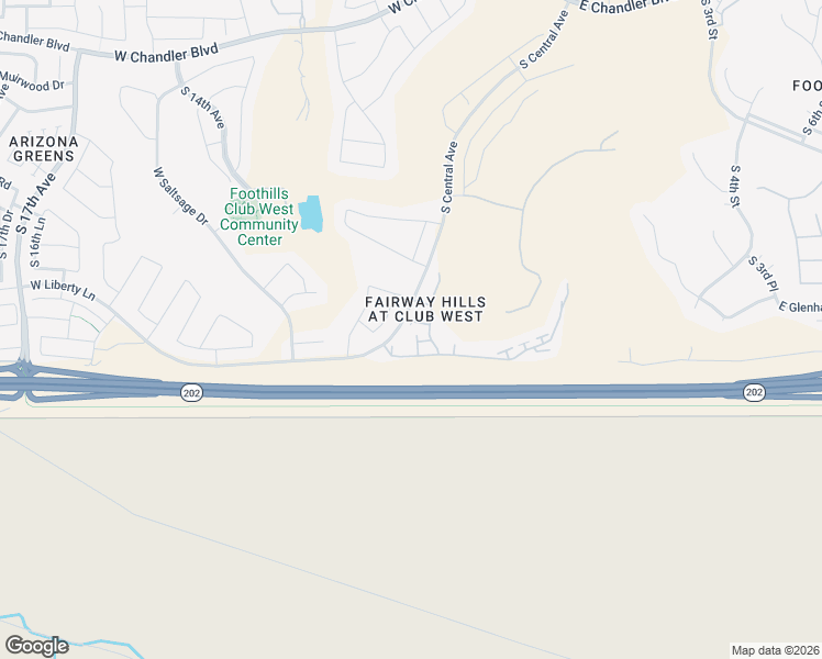 map of restaurants, bars, coffee shops, grocery stores, and more near 16802 South Magenta Road in Phoenix