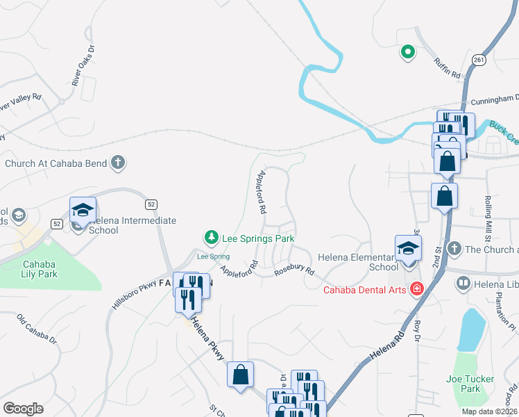 map of restaurants, bars, coffee shops, grocery stores, and more near 229 Appleford Road in Helena