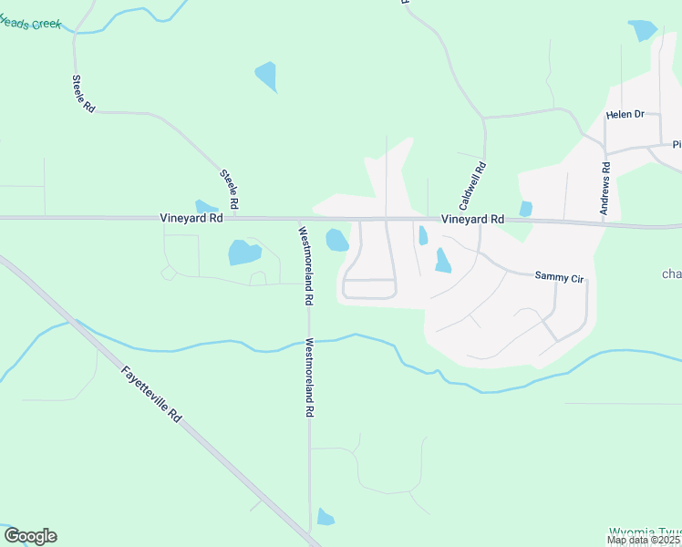 map of restaurants, bars, coffee shops, grocery stores, and more near 221 Vineyard Ridge Drive in Griffin