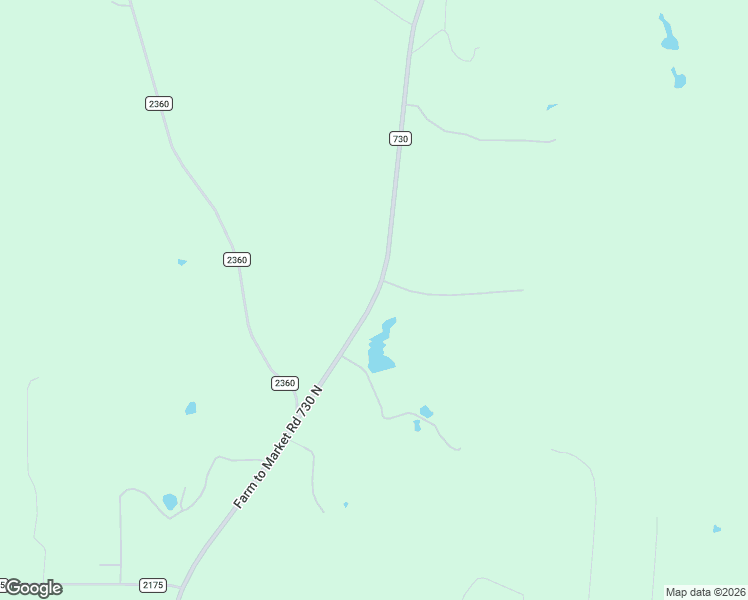 map of restaurants, bars, coffee shops, grocery stores, and more near Farm to Market Road 730 North in Decatur