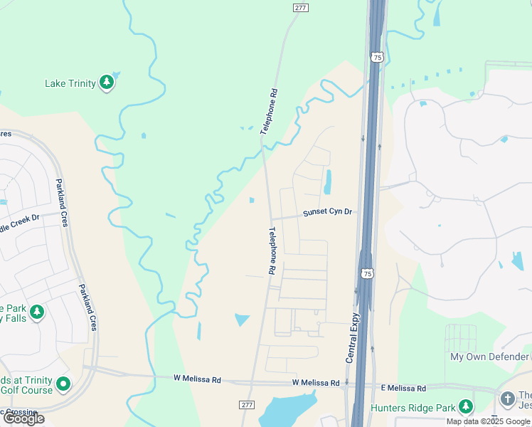 map of restaurants, bars, coffee shops, grocery stores, and more near 6269 County Road 277 in Anna