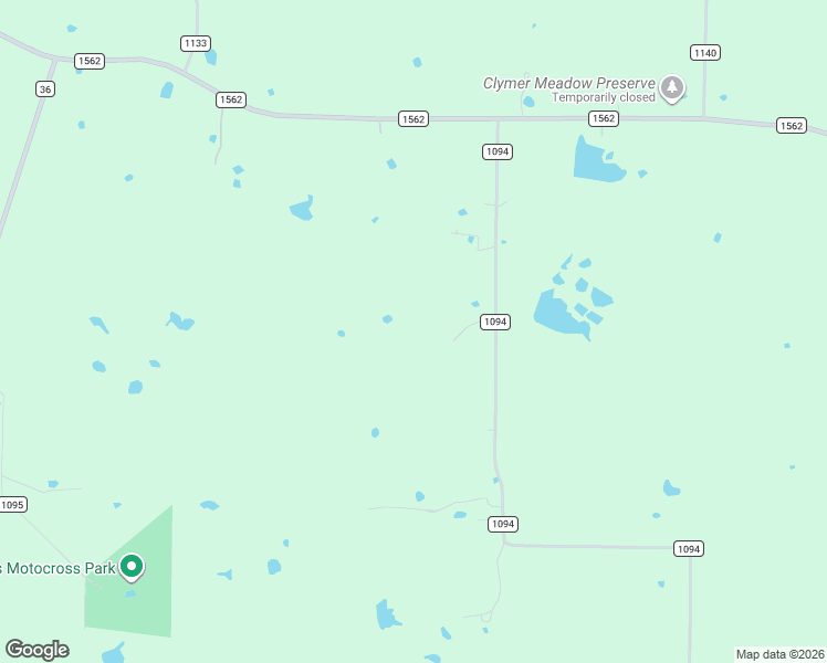 map of restaurants, bars, coffee shops, grocery stores, and more near 5634 County Road 1094 in Celeste