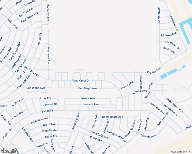 map of restaurants, bars, coffee shops, grocery stores, and more near 2283 Malibu Street in Thermal