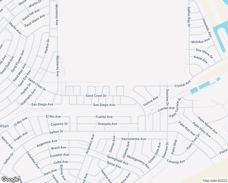 map of restaurants, bars, coffee shops, grocery stores, and more near 2283 Malibu Street in Thermal