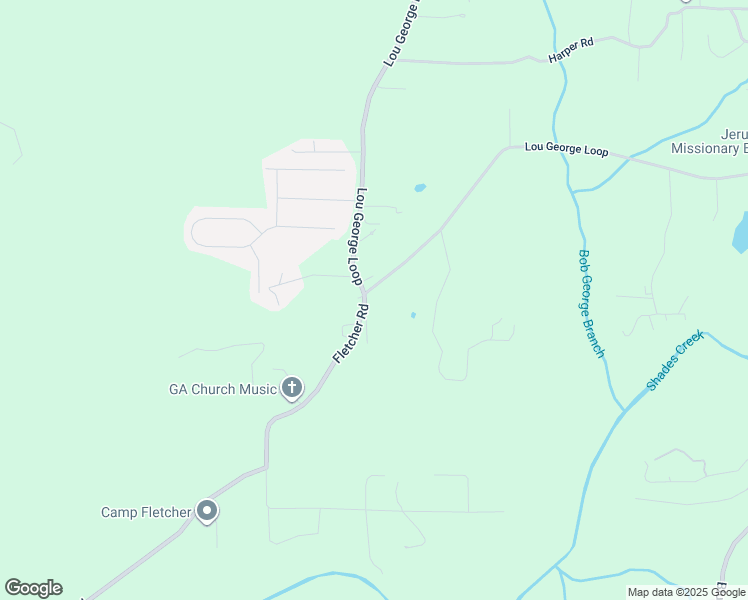 map of restaurants, bars, coffee shops, grocery stores, and more near 7423 Lou George Loop in Bessemer