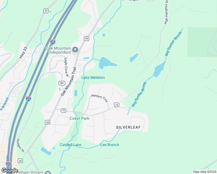 map of restaurants, bars, coffee shops, grocery stores, and more near 24 Fox Hound Trail in Pelham