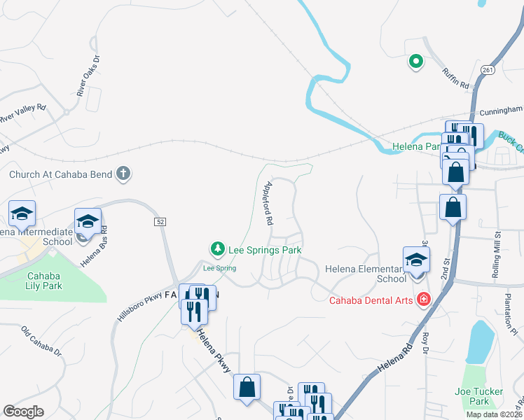 map of restaurants, bars, coffee shops, grocery stores, and more near 229 Appleford Road in Helena