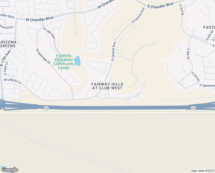 map of restaurants, bars, coffee shops, grocery stores, and more near 16802 South Magenta Road in Phoenix