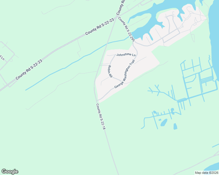 map of restaurants, bars, coffee shops, grocery stores, and more near 511 George Washington Trail in Georgetown