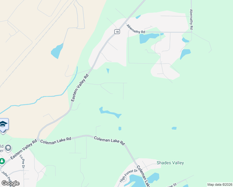 map of restaurants, bars, coffee shops, grocery stores, and more near 7327 Williams Ridge Lane in McCalla