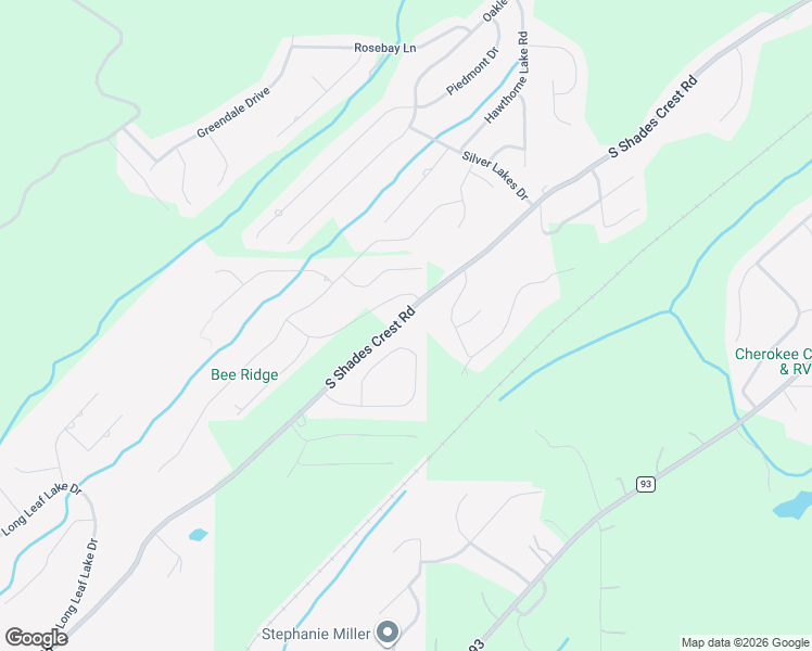 map of restaurants, bars, coffee shops, grocery stores, and more near 4659 South Shades Crest Road in Helena