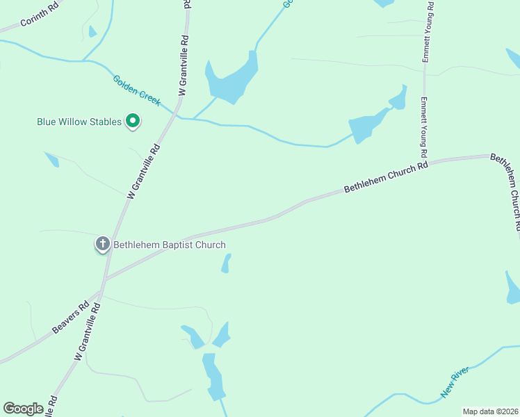 map of restaurants, bars, coffee shops, grocery stores, and more near 1965 Bethlehem Church Road in Grantville
