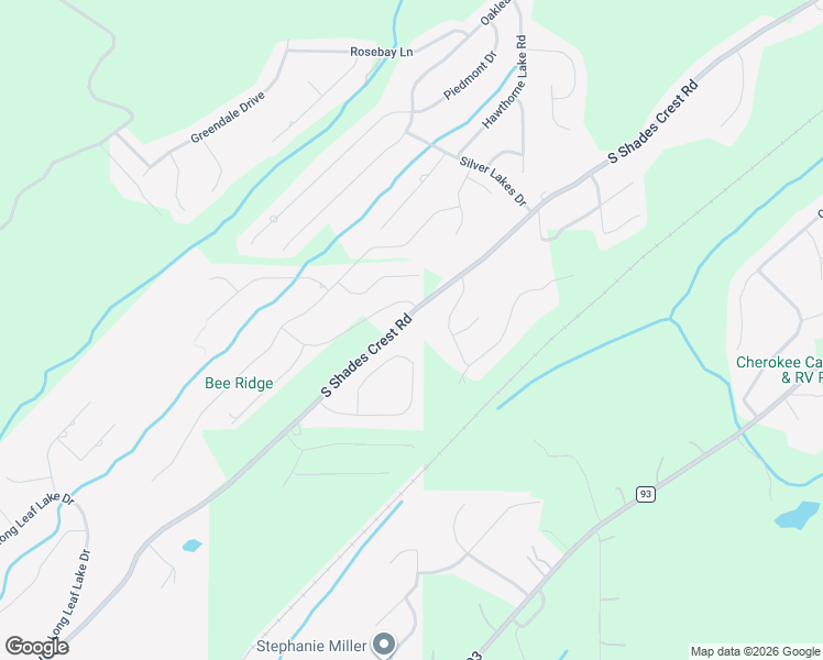 map of restaurants, bars, coffee shops, grocery stores, and more near 4659 South Shades Crest Road in Helena