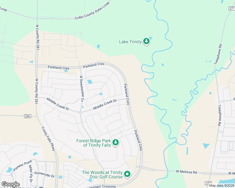 map of restaurants, bars, coffee shops, grocery stores, and more near 9108 Tranquil Trail in McKinney
