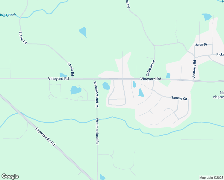 map of restaurants, bars, coffee shops, grocery stores, and more near 231 Vineyard Ridge Drive in Griffin