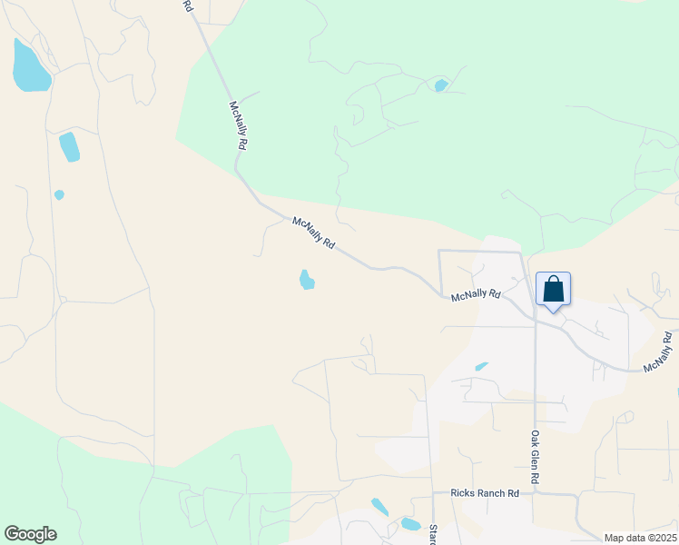 map of restaurants, bars, coffee shops, grocery stores, and more near 13465-13511 McNally Road in Valley Center
